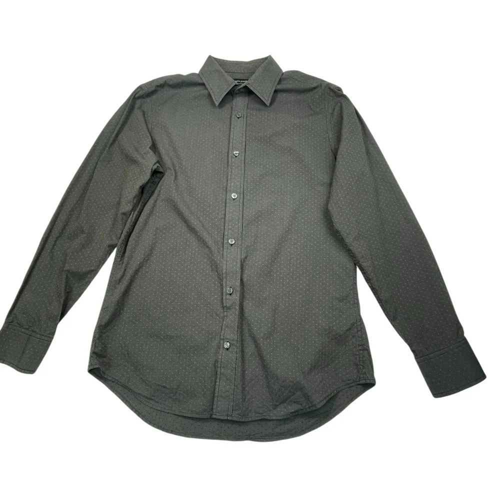 Banana‎ Republic Outlet Men's Stretch Tailored Slim Fit Button Up Size 16-16.5